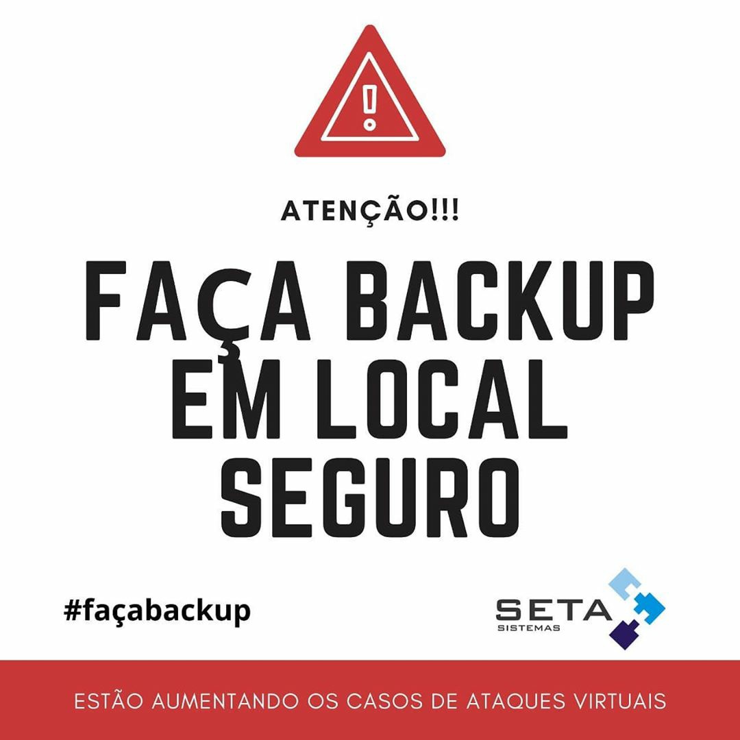 Faça backup