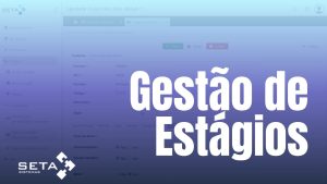 **Texto alternativo (Alt Text):** Tela do módulo de Estágio do Lápis 360® exibindo o cadastro e a parametrização de parceiros de aprendizagem, convênios e vagas de estágio. A interface apresenta formulários para cadastro de empresas parceiras, responsáveis, dados do convênio, quantidade de vagas, períodos, horários, carga horária, bolsas, benefícios e demais informações necessárias para a gestão completa de programas de estágio em instituições de ensino.